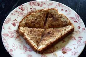 pumpkin pie spice toast