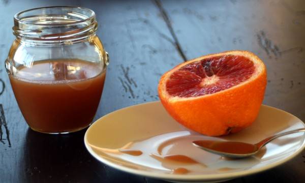 blood orange caramel
