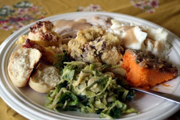 Thanksgiving plate